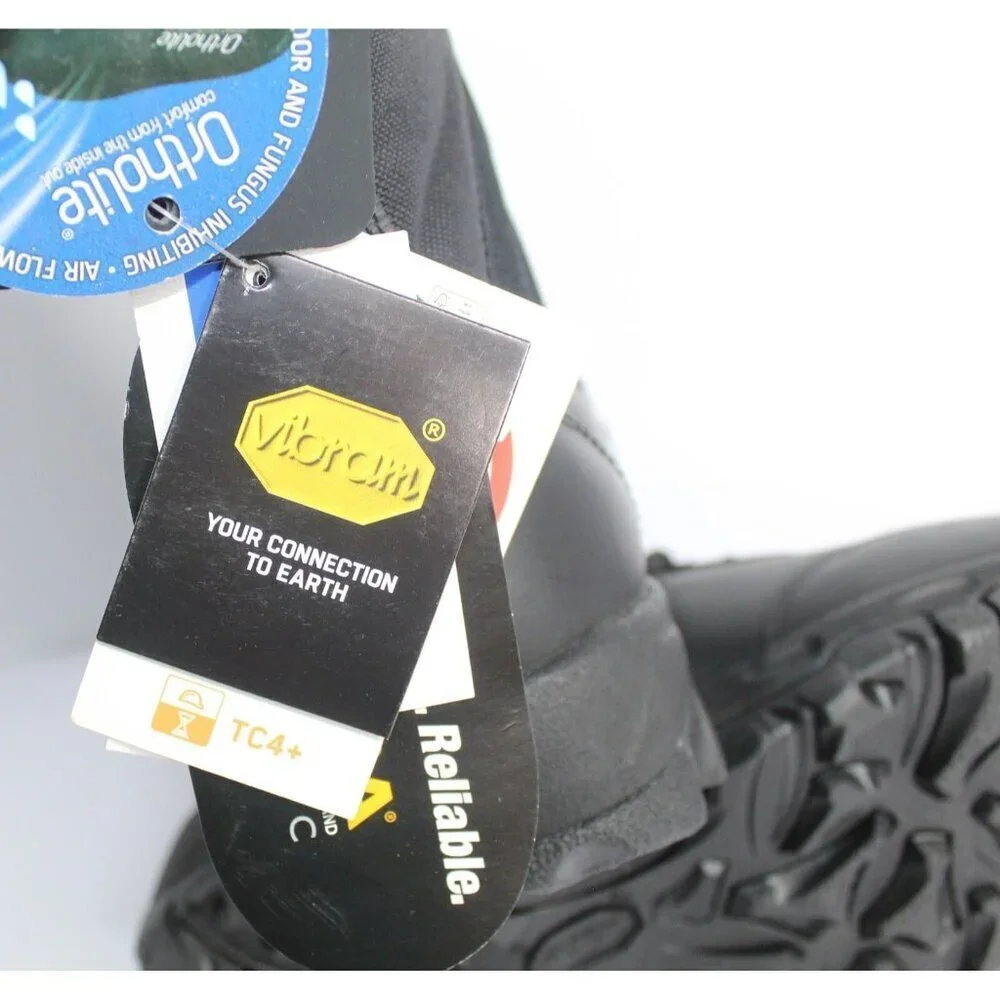 BLACKHAWK! Combat Boots‎ Men's Size 5 Black Ops Leather Waterproof Cushioned - Picture 10 of 16
